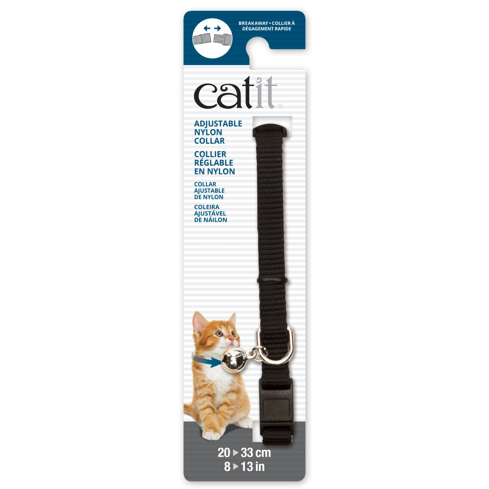 Collar para gatos unicolor con hebilla breakaway