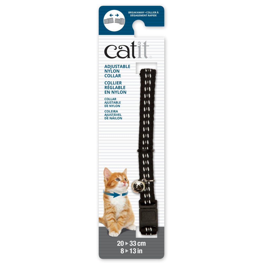 Collar para gatos reflectante con hebilla breakaway