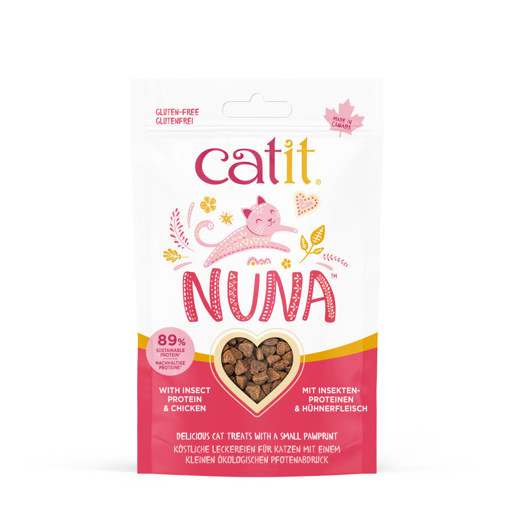 Snacks Catit Nuna – Snacks a Base de Proteína de Insecto para Gatos