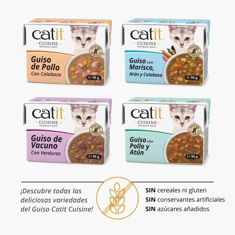 Catit Cuisine Selection Guiso, Pack Variado de 12