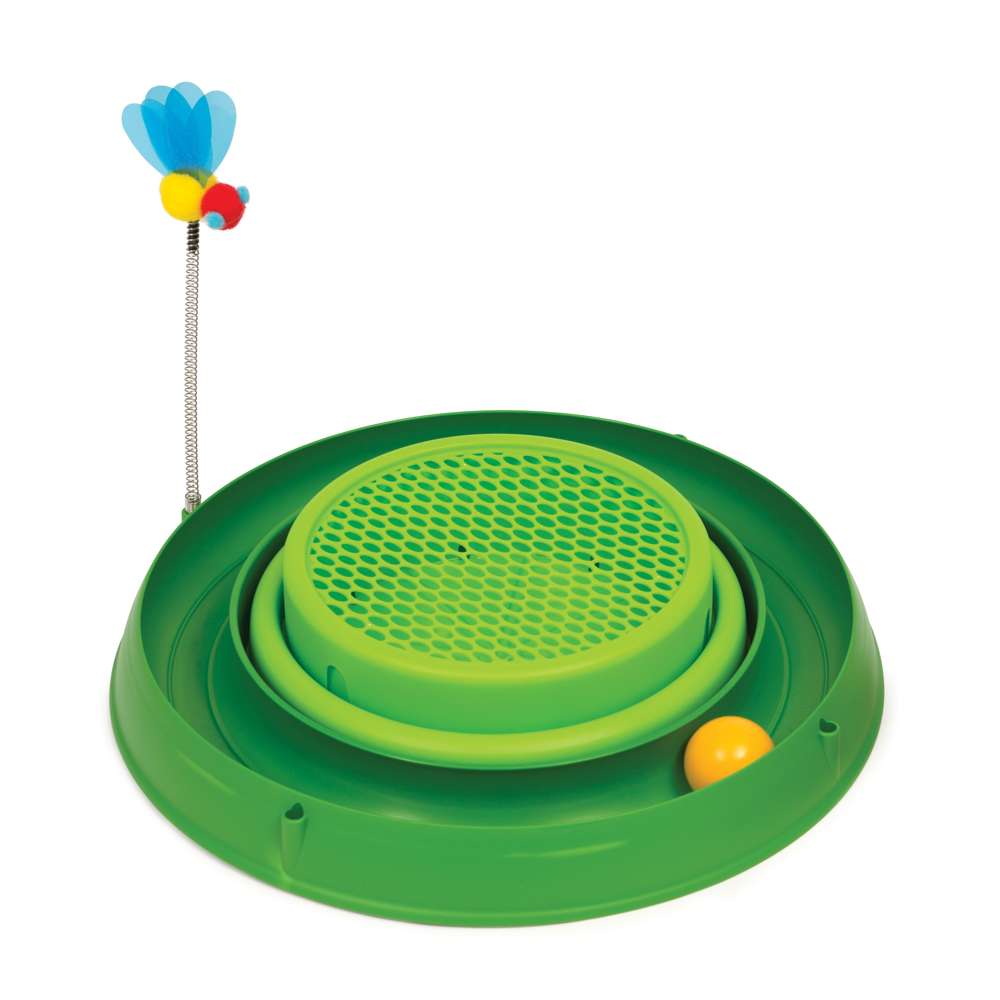 Circuito con pelota y hierba gatera