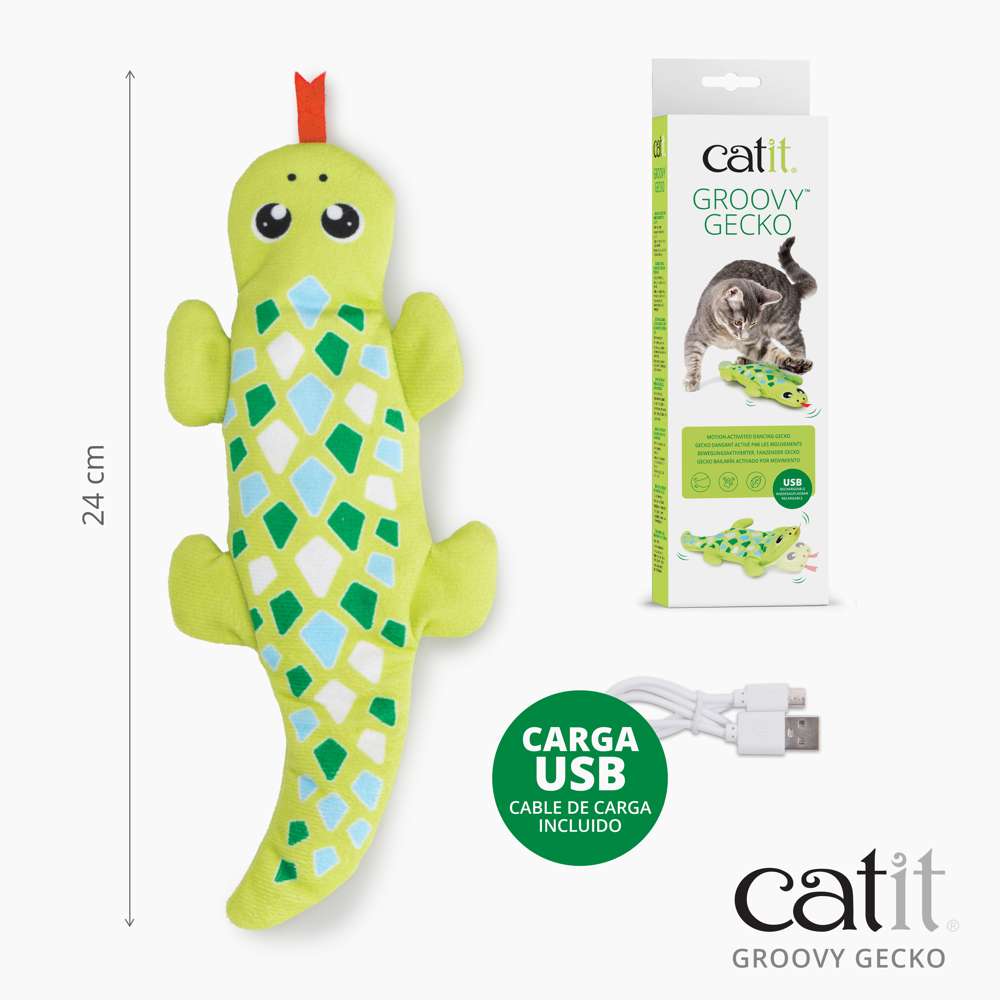 Catit Groovy Gecko, Verde
