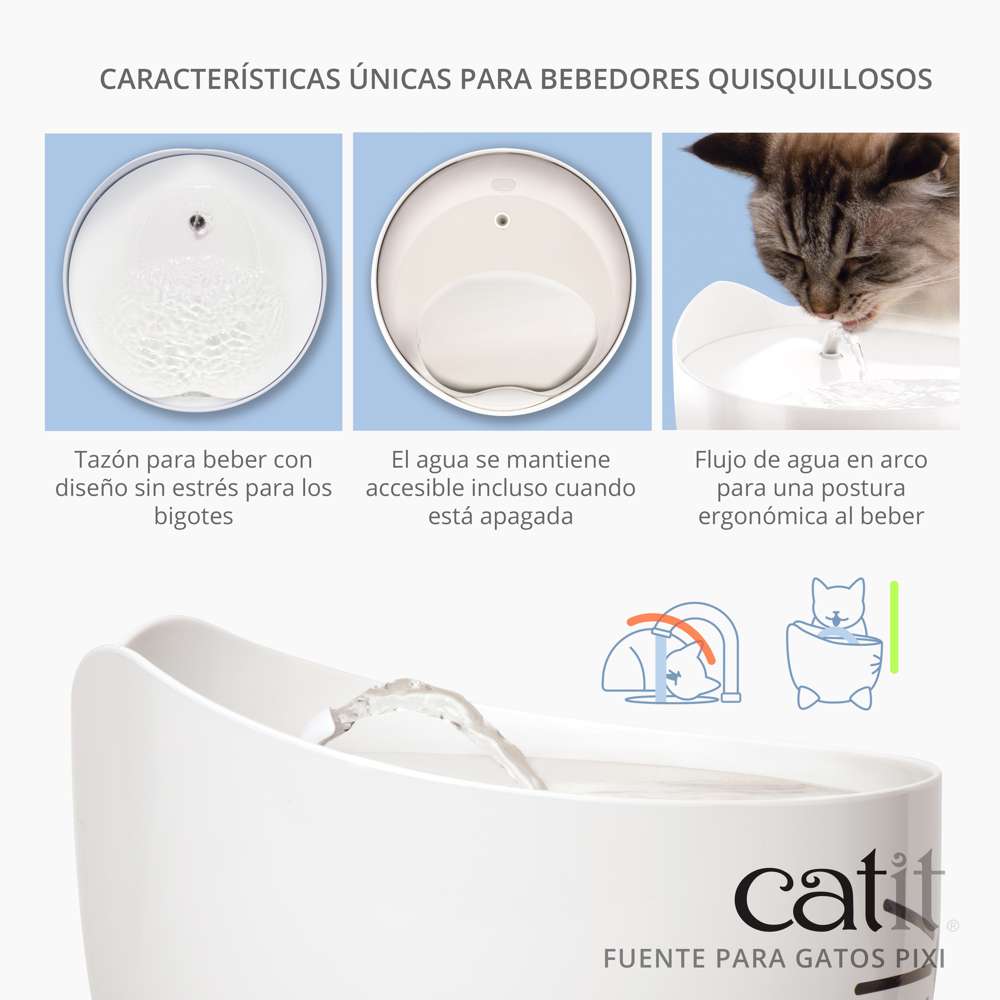 Fuente para gatos PIXI