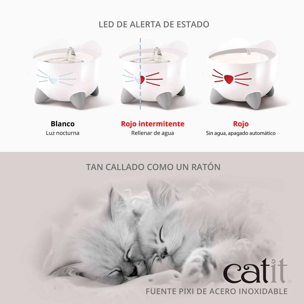 Fuente PIXI de Acero Inoxidable