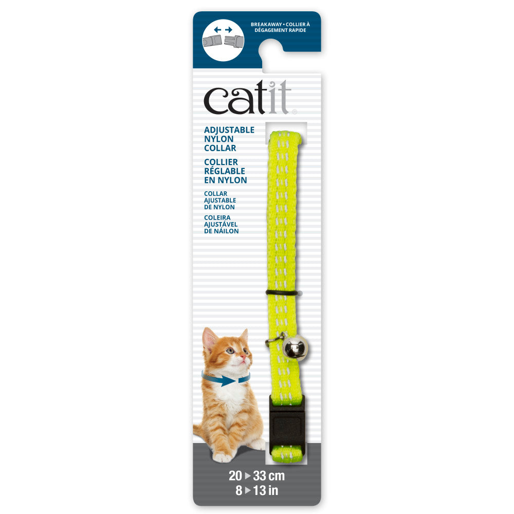 Collar para gatos reflectante con hebilla breakaway