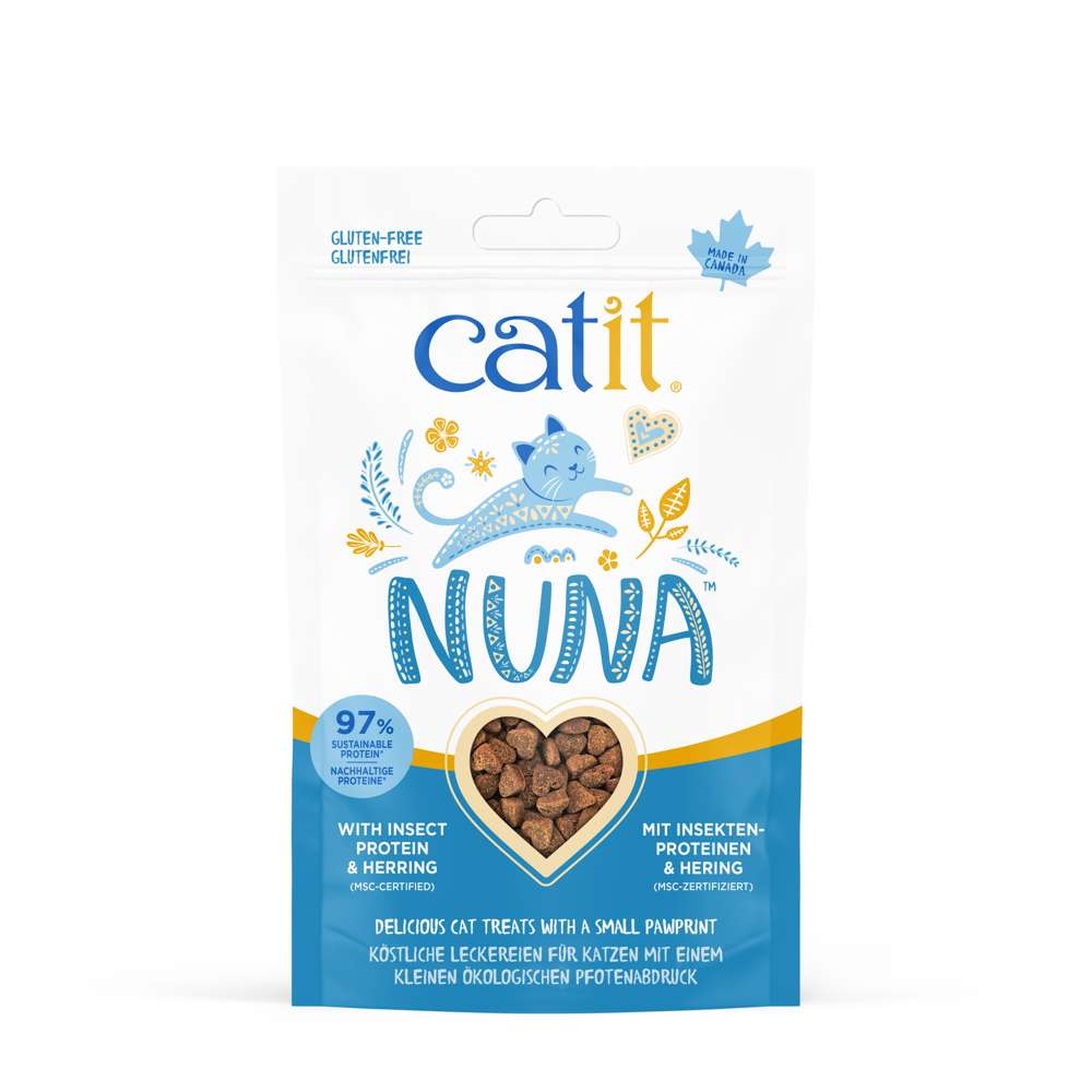 Snacks Catit Nuna – Snacks a Base de Proteína de Insecto para Gatos