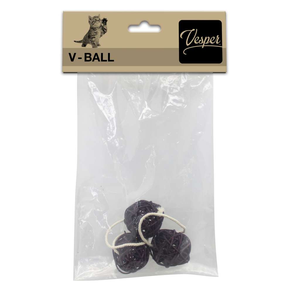 Pelotas de ratán de juguete Vesper