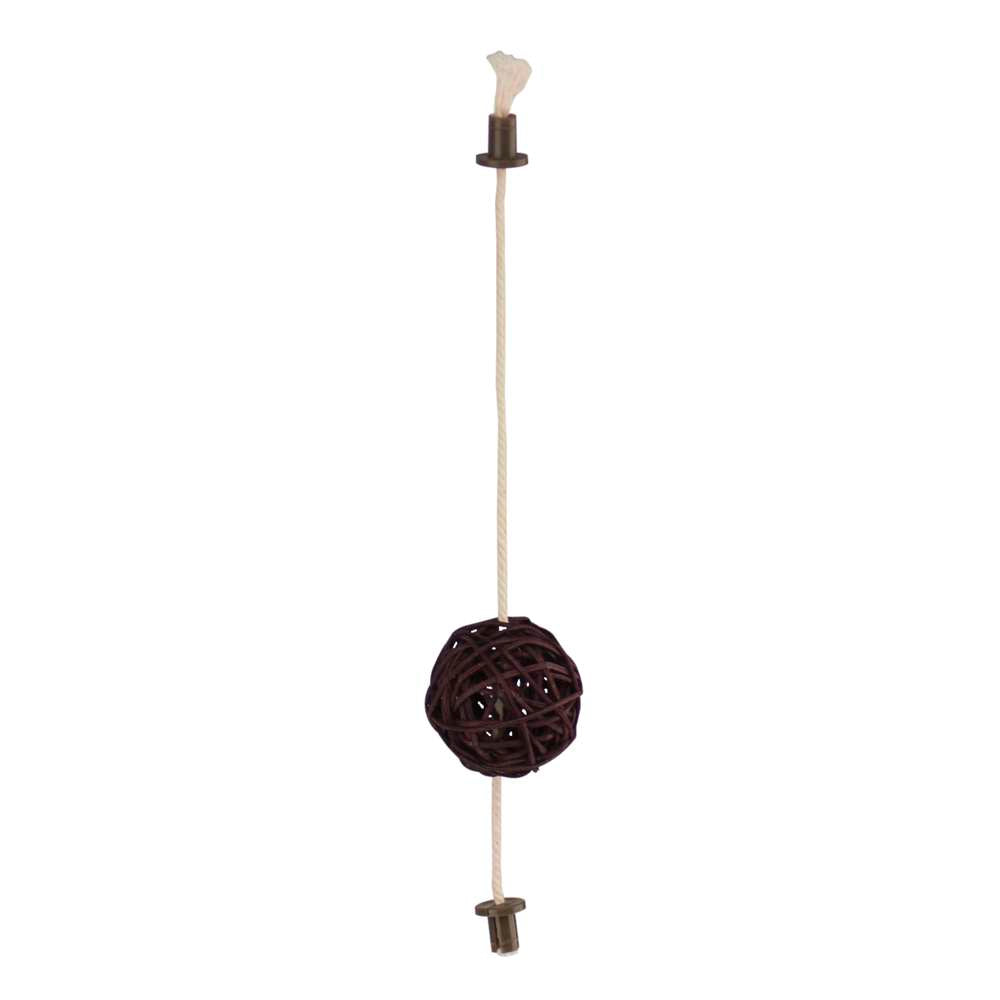 Pelota de ratán de juguete para muebles Vesper - Marrón