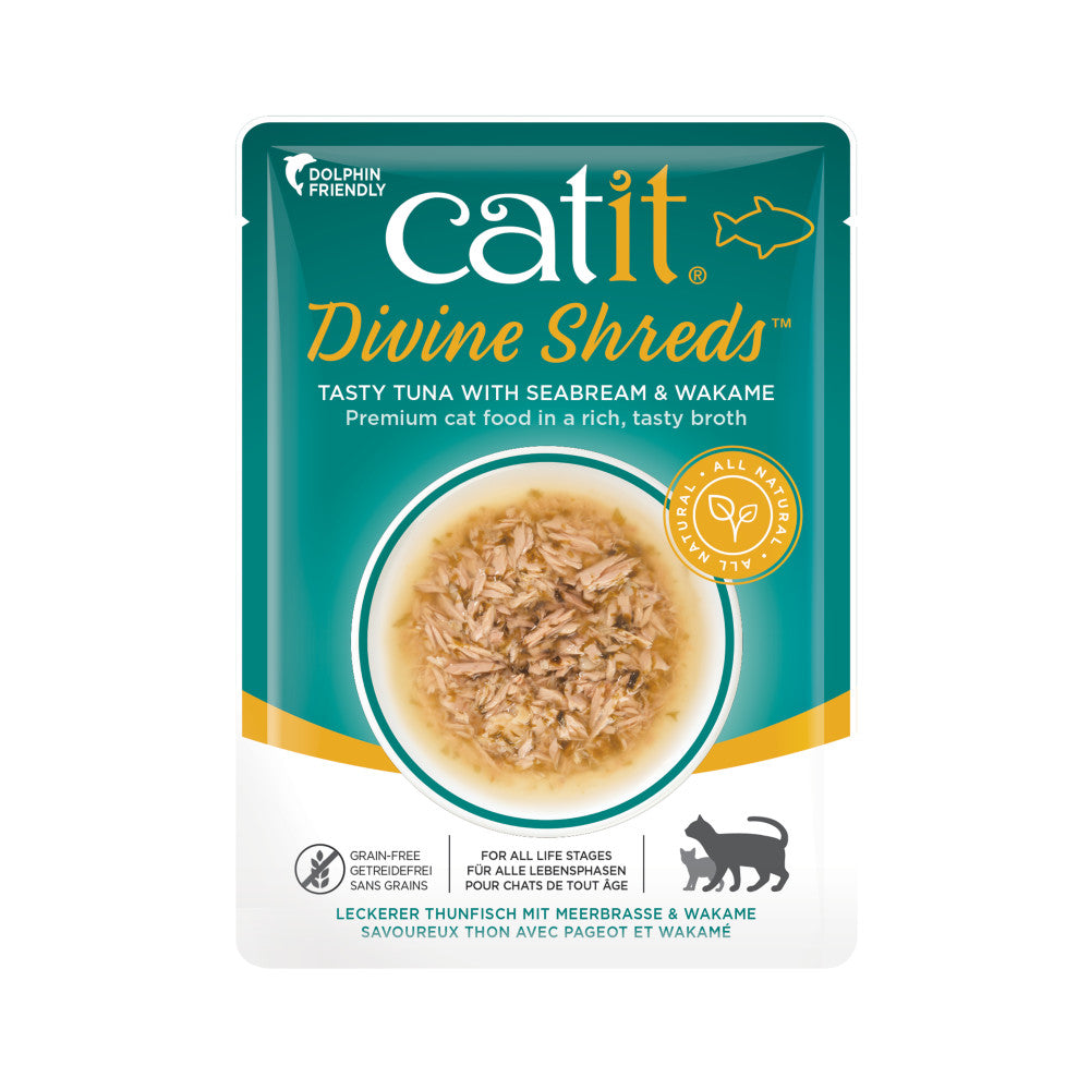 Sopa para Gatos de Atún Catit Divine Shreds