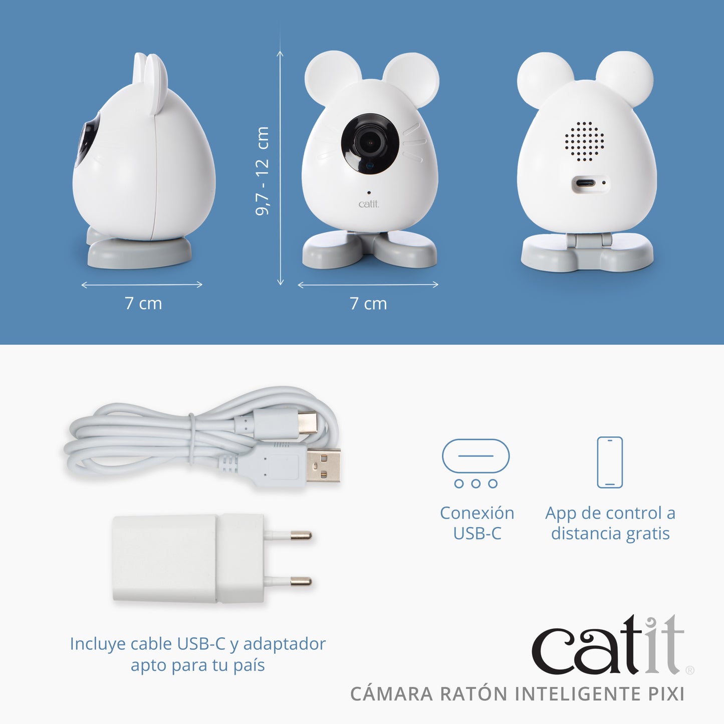 Cámara Ratón Inteligente Catit PIXI