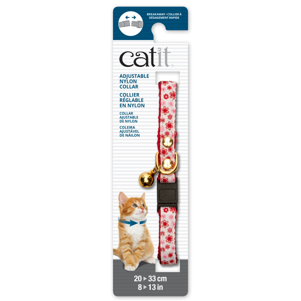 Collar para gatos con remaches dorados y hebilla breakaway
