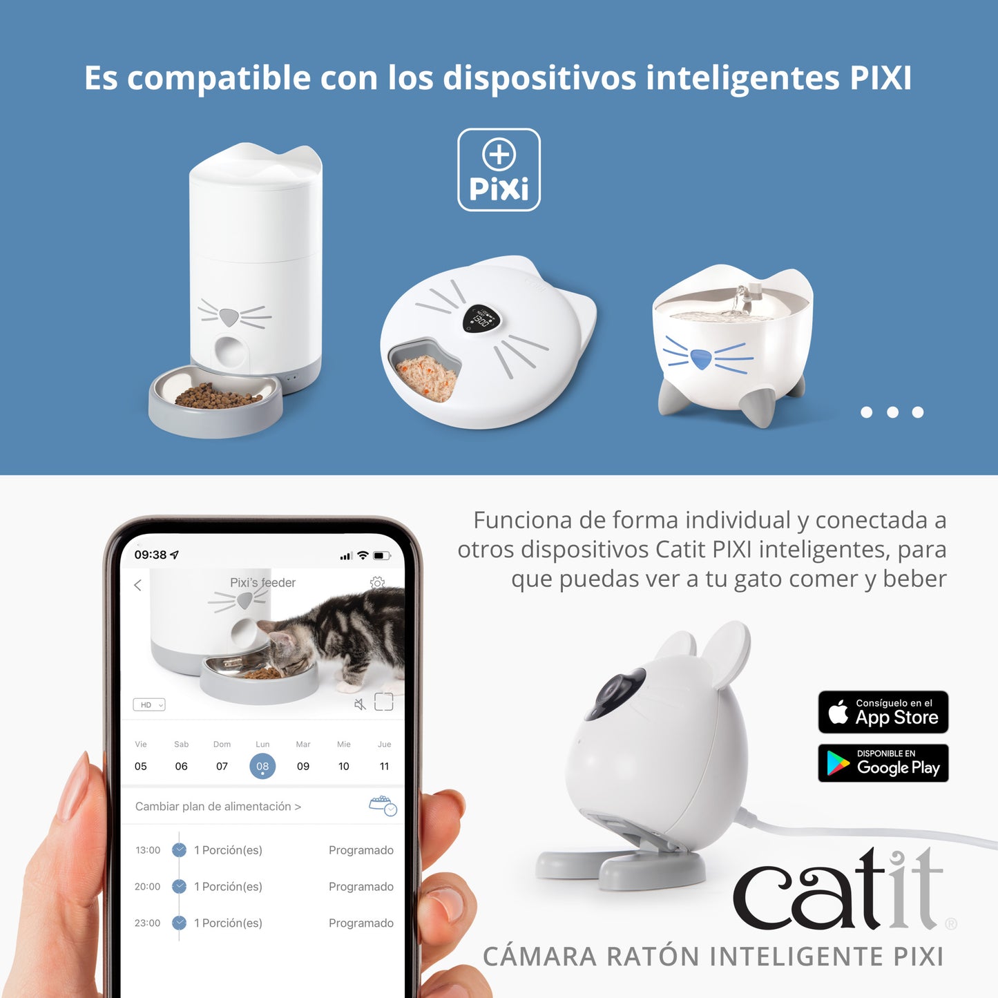 Cámara Ratón Inteligente Catit PIXI