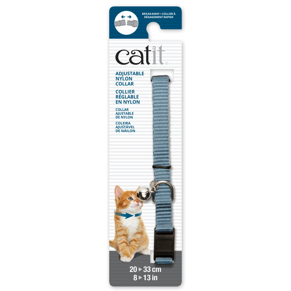Collar para gatos unicolor con hebilla breakaway