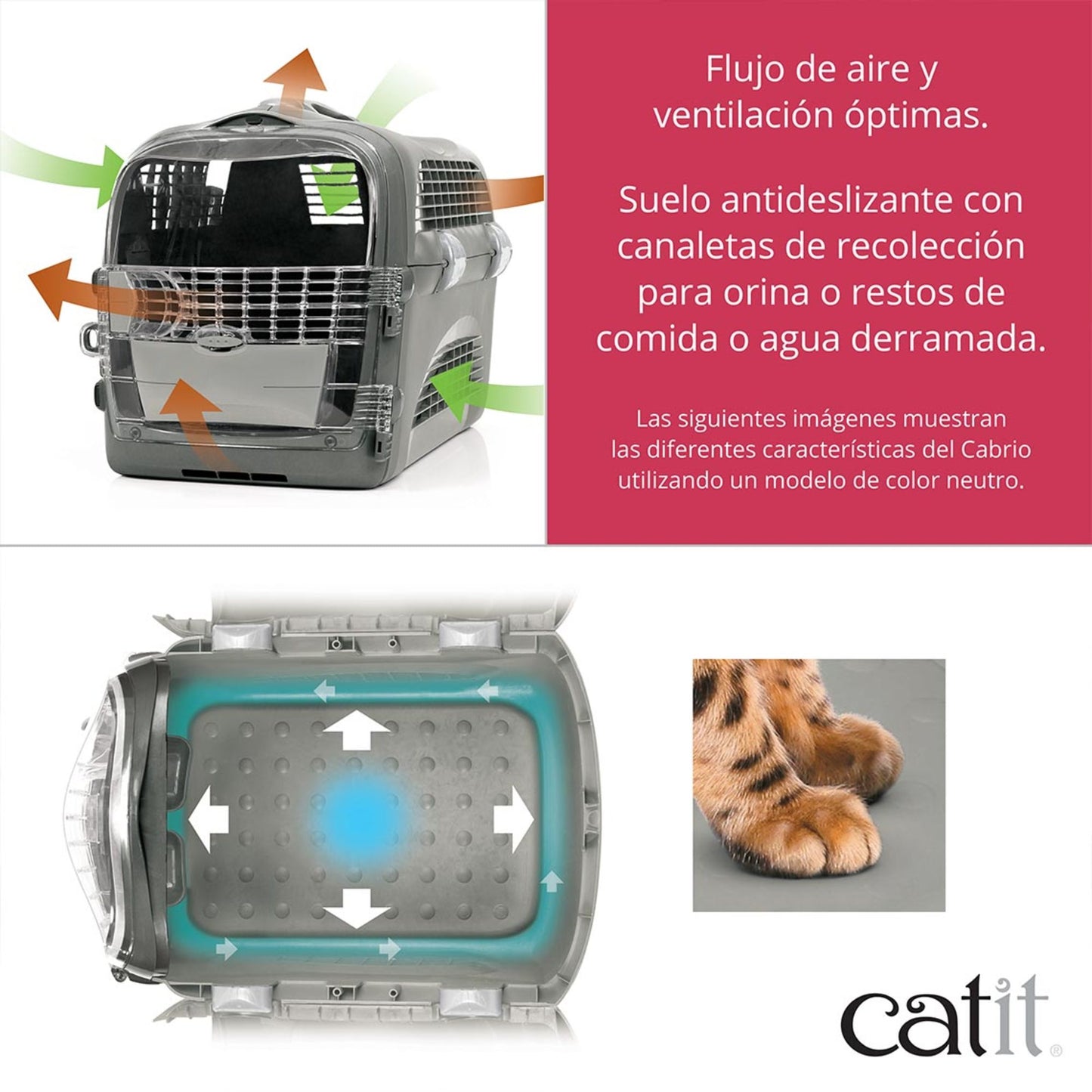 Transportín Catit Cabrio