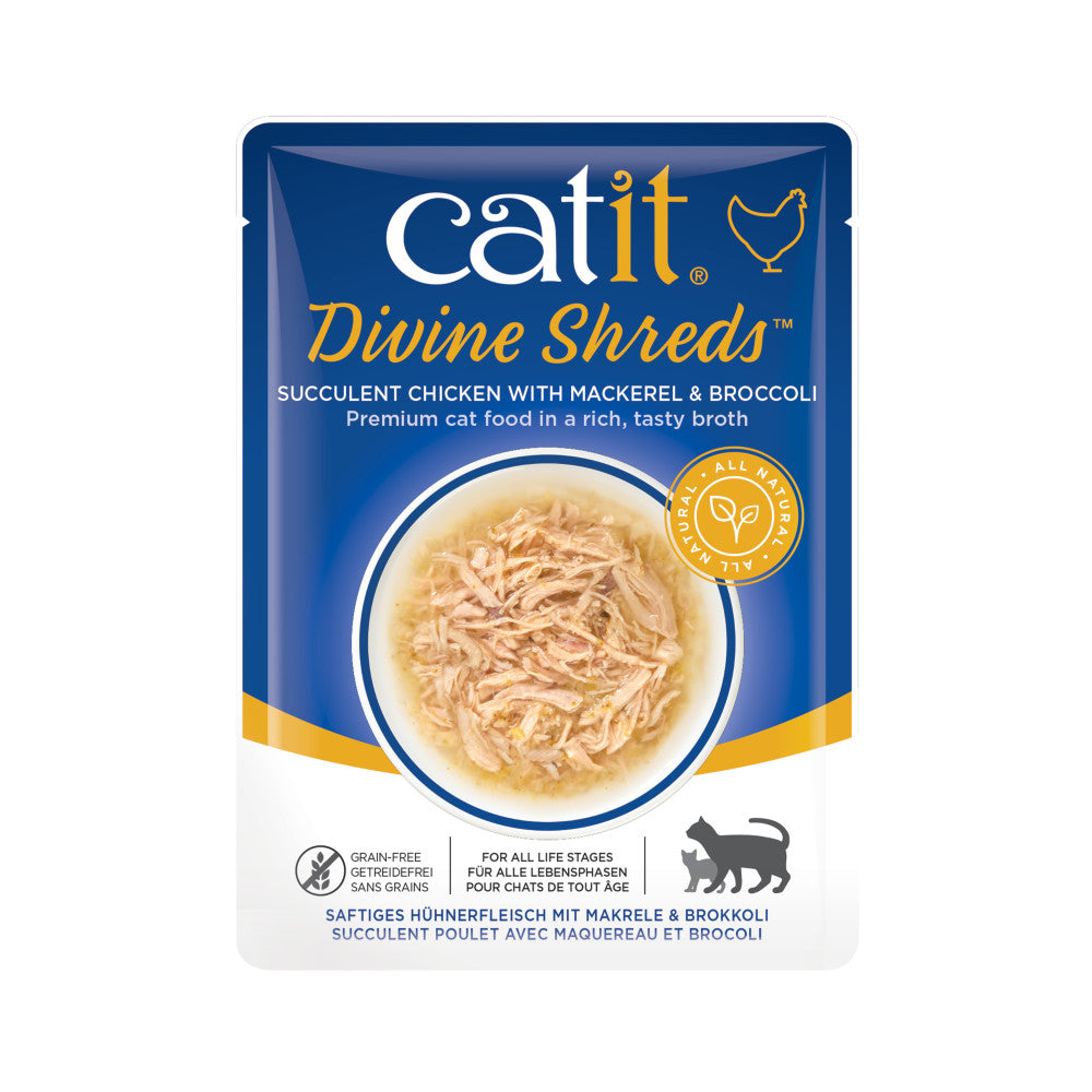 Sopa para Gatos de Pollo Catit Divine Shreds