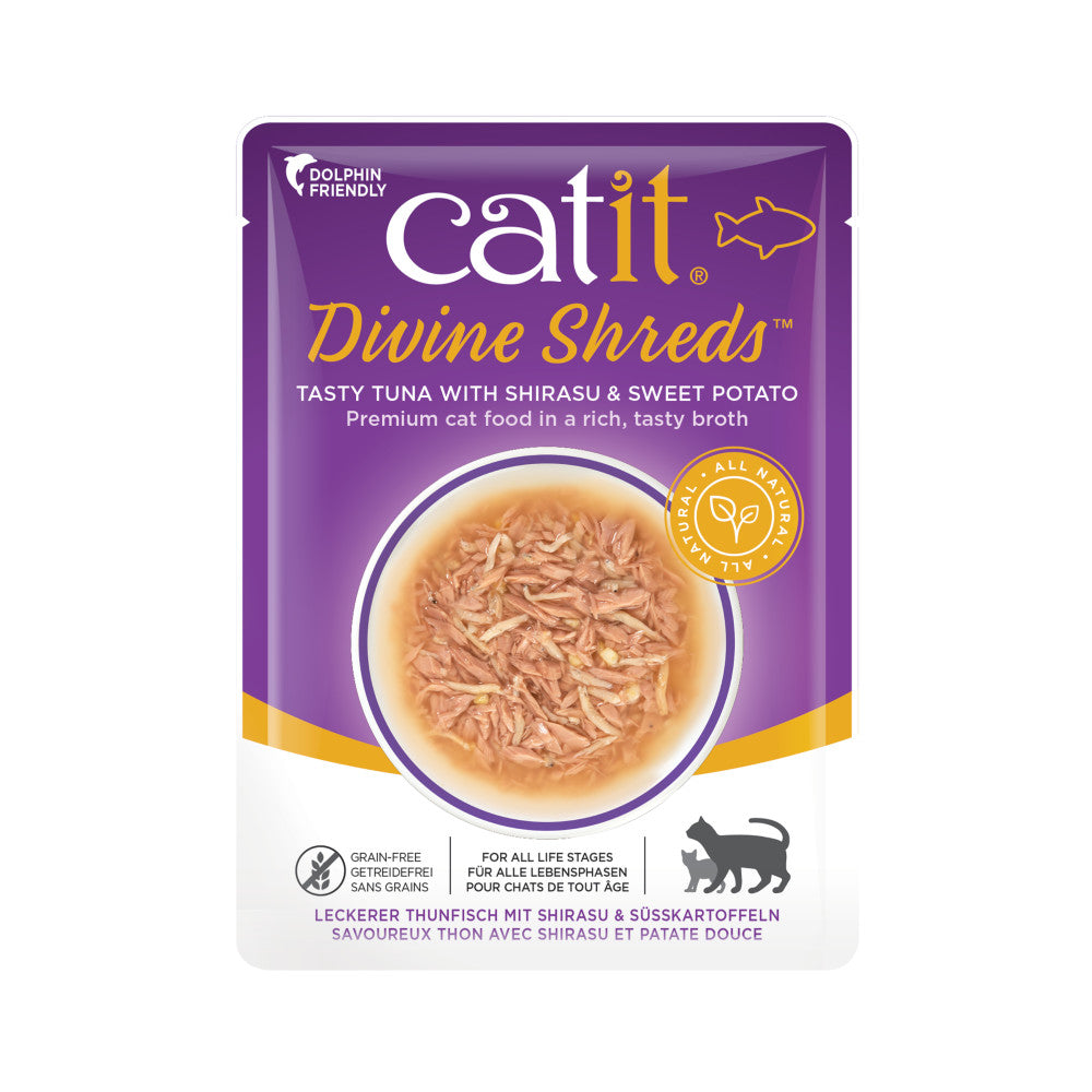 Sopa para Gatos de Atún Catit Divine Shreds