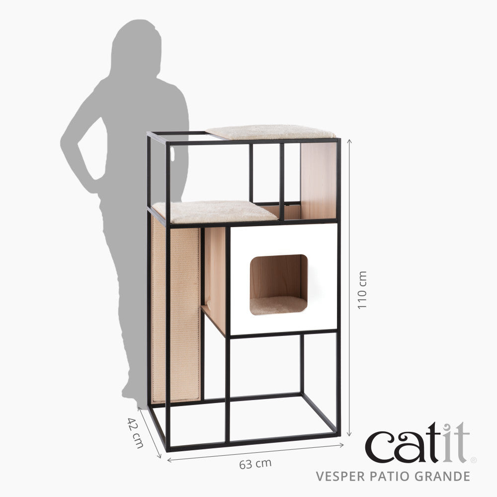 Mueble para gatos Vesper PATIO - Grande