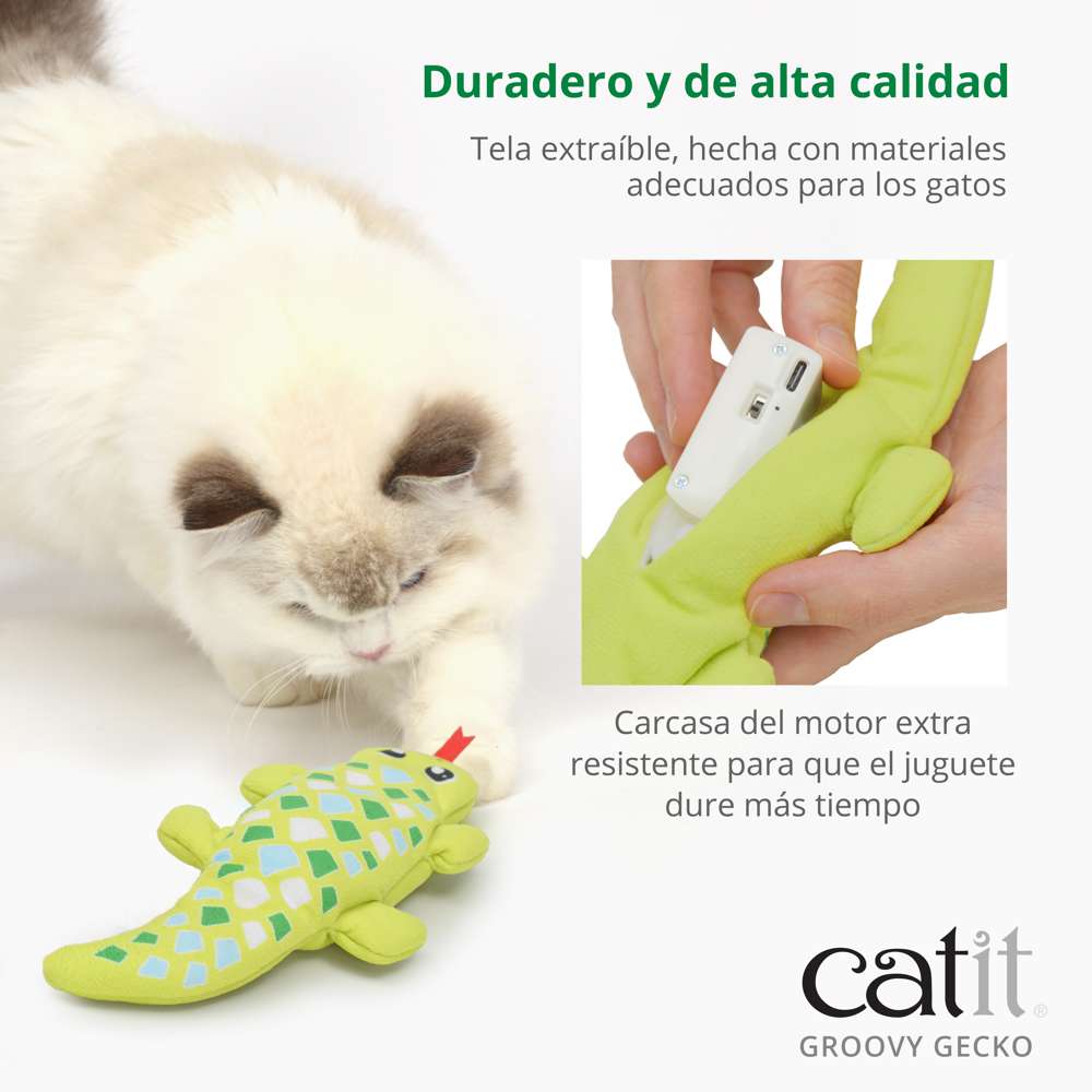Catit Groovy Gecko, Verde