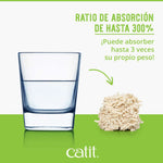 La Arena para Gatos Catit Go Natural absorbe hasta 3 veces su propio peso