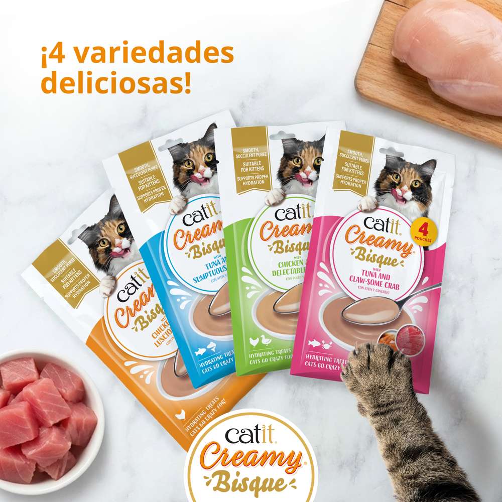 Puré suave y cremoso Catit Creamy Bisque