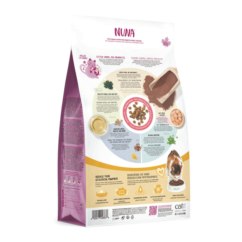 Catit Nuna - Pienso para gatos a base de proteínas de insectos