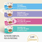 Tarrina de doble capa para gatos Catit Cuisine Dinner - Pack variado de 12