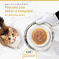 Tarrina de pescado de doble capa para gatos Catit Cuisine Dinner