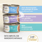 Carne desmenuzada para gatos Catit Cuisine Fillet - Pack variado de 12