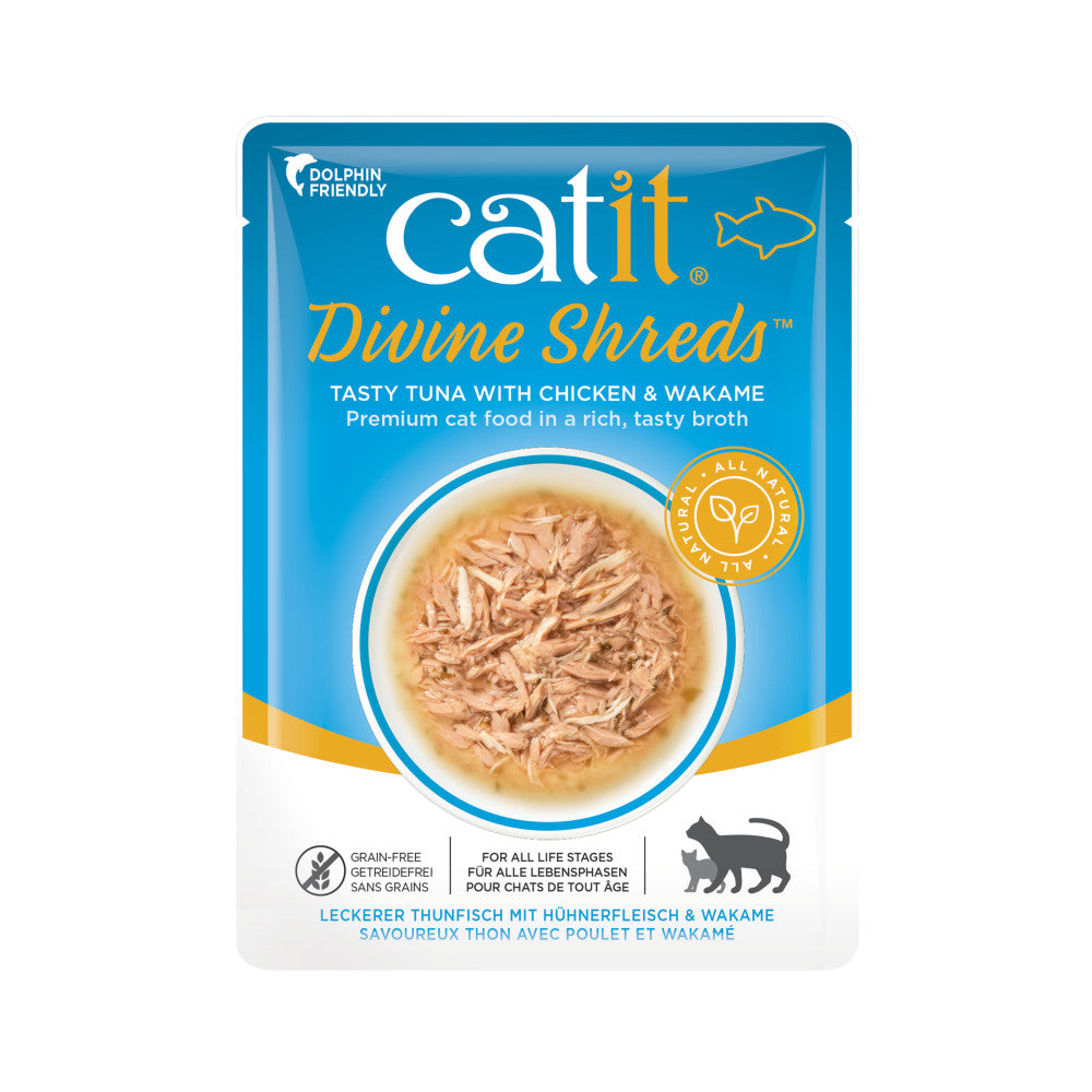 Sopa para Gatos de Atún Catit Divine Shreds