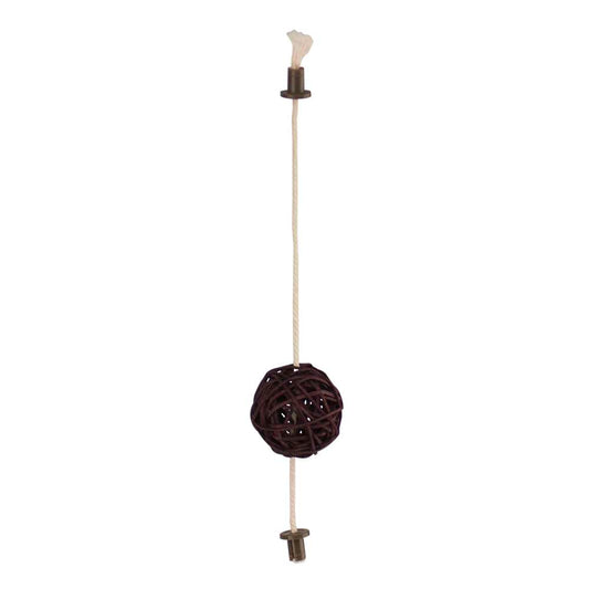 Pelota de ratán de juguete para muebles Vesper - Marrón