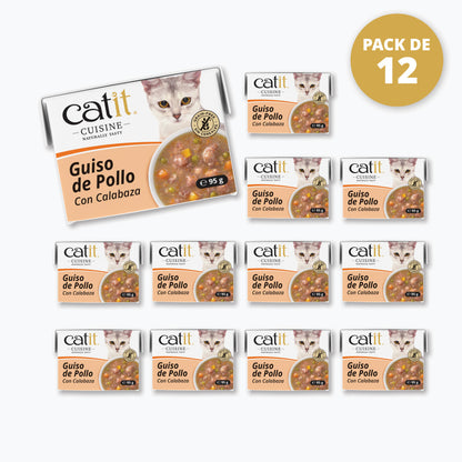 Guiso para gatos Catit Cuisine - Pack de 12