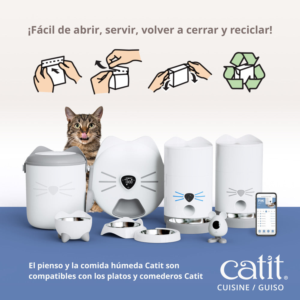 Guiso para gatos Catit Cuisine - Pack de 12