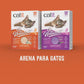 Arena para Gatos Aglomerante de Cáscara de Guisante Go Natural