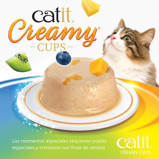 Catit Creamy Cups Mousse para Gatos